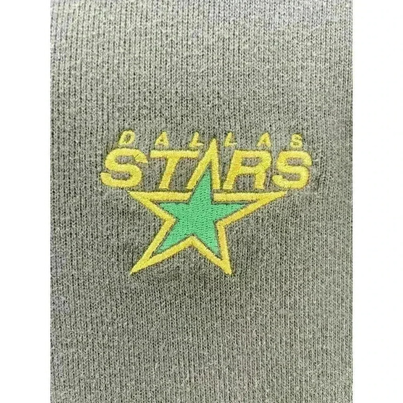 Dallas Stars Sweater Vest Black Antigua Brand 100% Cotton Sz L - Picture 5 of 7